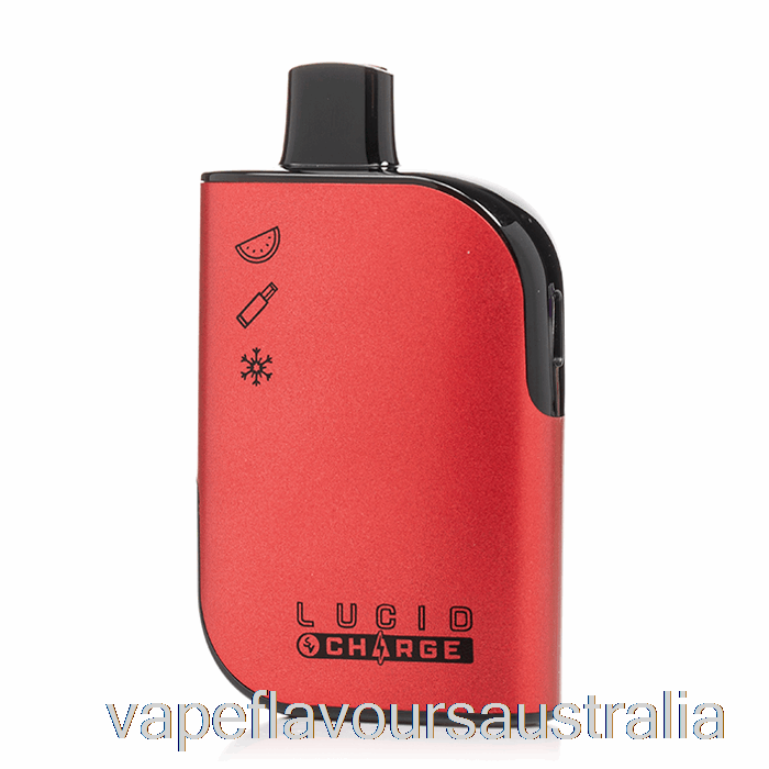 Vape Flavours Australia Lucid CHARGE 7000 Disposable Watermelon Bubblegum Ice
